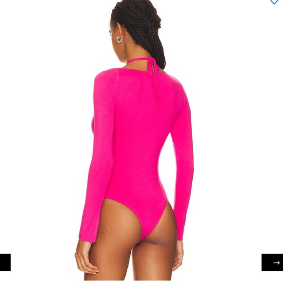 Superdown Storme Bodysuit in Pink, Size: L - Picture 3 of 9